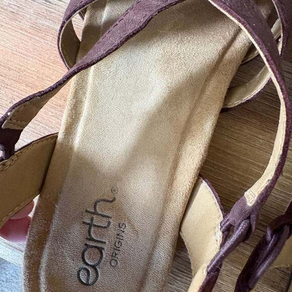 Earth Origins Women's Berri Woven Slingback Sandals size  10.5 goblincore - Picture 7 of 7